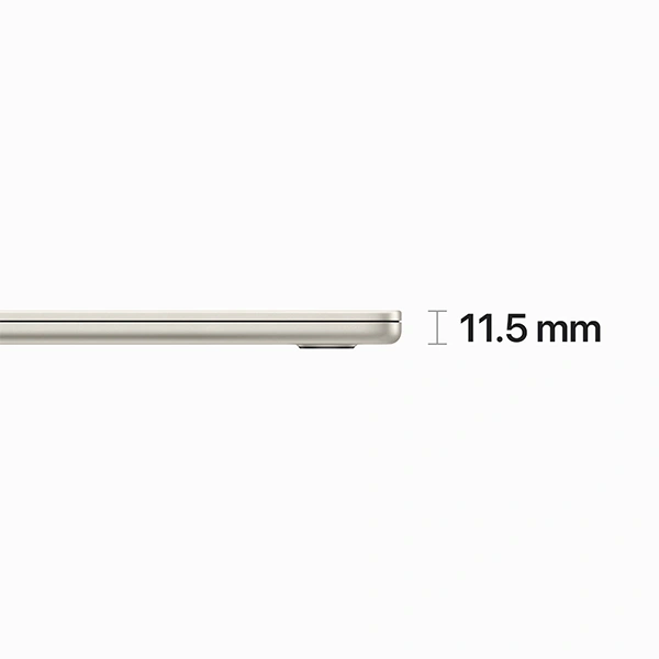 Ноутбук Apple MacBook Air 2023 M2 / 15″ / 8GB / SSD 512GB / MacOS / Starlight / MQKV3RU/A - фото 4