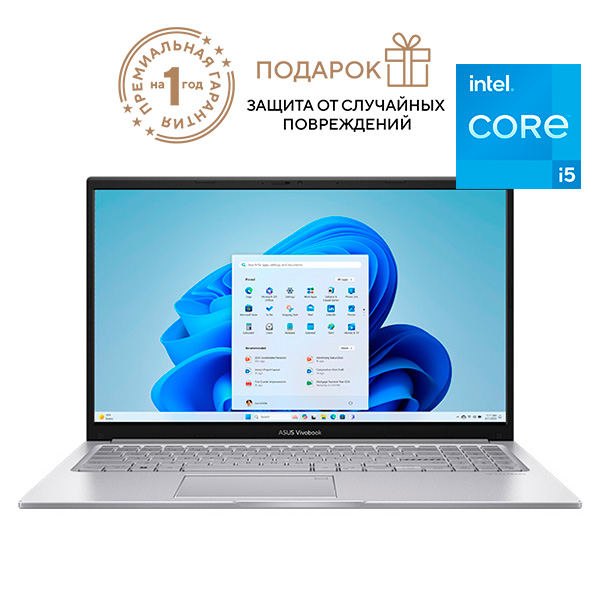 Ноутбук Asus Vivobook 15 X1504ZA-BQ044W Intel Core i5 8GB / SSD 512GB / Windows 11 Home / 90NB1022-M00M10 Ноутбук Asus Vivobook 15 X1504ZA-BQ044W Intel Core i5 8GB / SSD 512GB / Windows 11 Home / 90NB1022-M00M10