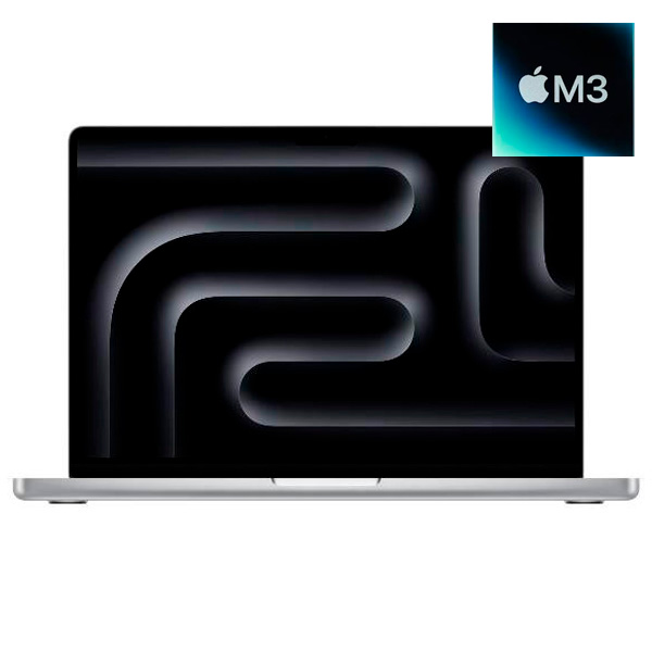 Ноутбук Apple MacBook Pro 2023 M3 / 14.2" / 8GB / SSD 512GB / MacOS / Silver / MR7J3