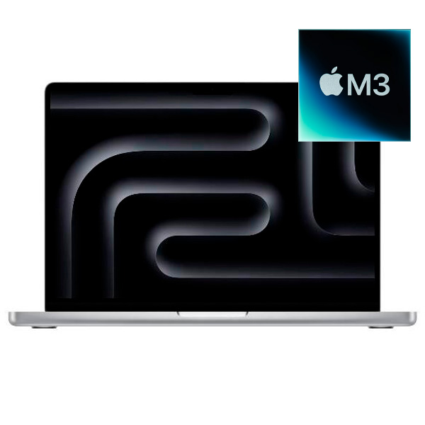Ноутбук Apple MacBook Pro 2023 M3 / 14.2" / 8GB / SSD 1TB / MacOS / Silver / MR7K3