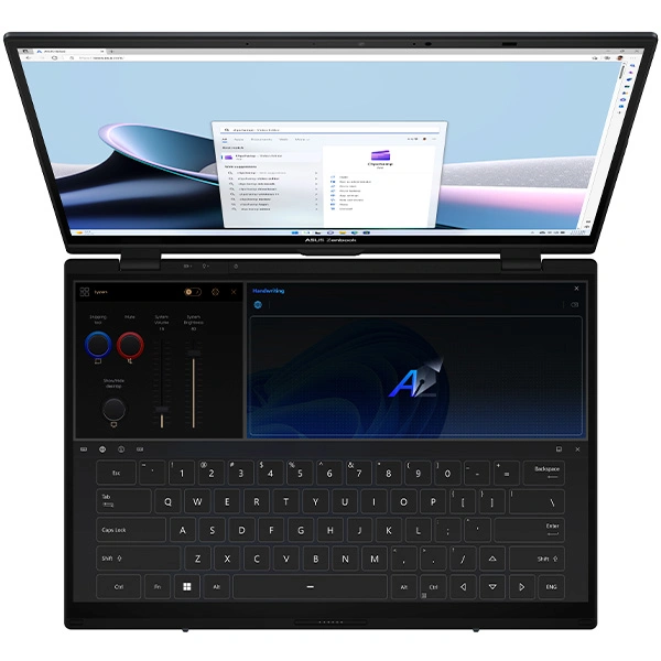 Ноутбук Asus Zenbook Duo OLED UX8406MA-QL315W Core Ultra 7 155H 16 GB / SSD 1 TB / Arc Graphics / Win 11 Home / 90NB12U1-M00FV0 - фото 10