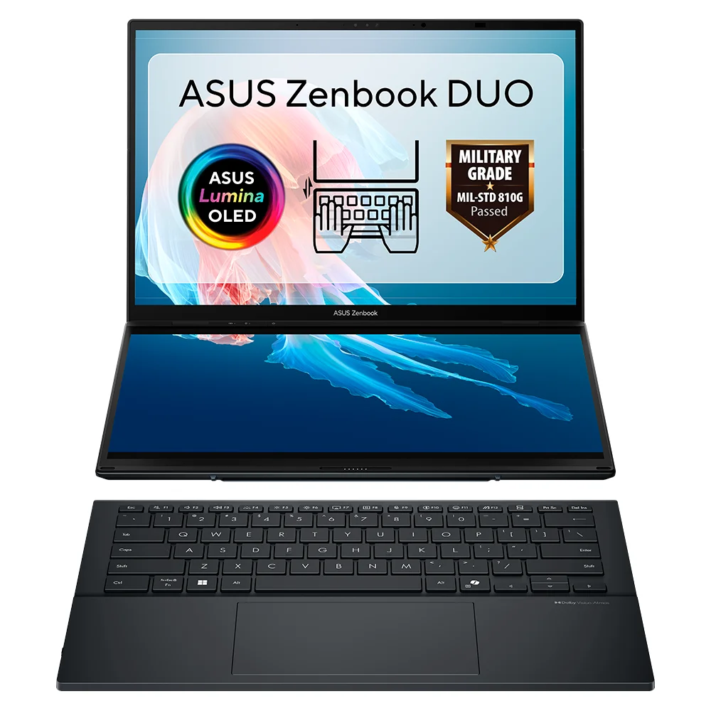 Ноутбук Asus Zenbook Duo OLED UX8406MA-QL315W Core Ultra 7 155H 16 GB / SSD 1 TB / Arc Graphics / Win 11 Home / 90NB12U1-M00FV0