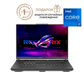 Ноутбук Asus ROG Strix G16 G614JI-N4415 Core i7-13650HX 32 GB / SSD 1 TB / GeForce RTX 4070 8GB / NO OS / 90NR0D41-M00VR0