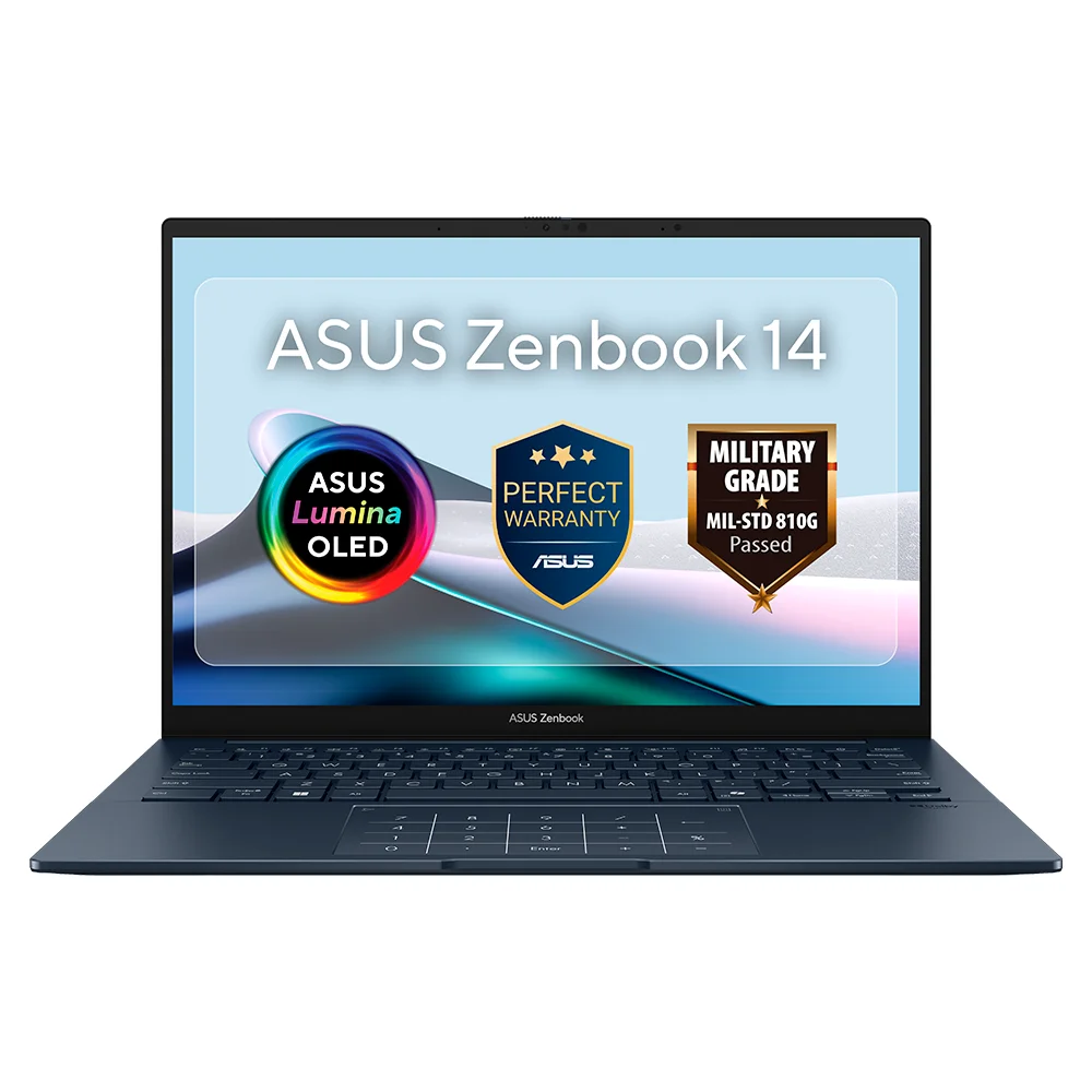 Ноутбук Asus Zenbook 14 OLED UX3405MA-QD630 Core Ultra 5 125H 16 GB / SSD 512 GB / Arc Graphics / NO OS / 90NB11R1-M01140