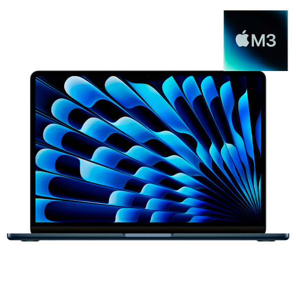 Ноутбук Apple MacBook Air 2024 M3 / 15″ / 8GB / SSD 512GB / MacOS / Midnight / MRYV3RU/A