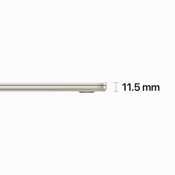 Ноутбук Apple MacBook Air 2023 M2 / 15″ / 8GB / SSD 256GB / MacOS / Starlight / MQKU3RU/A