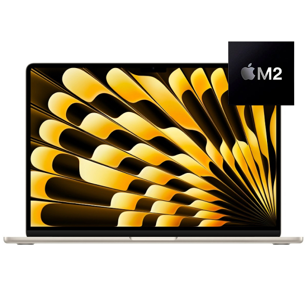 Ноутбук Apple MacBook Air 2023 M2 / 15″ / 8GB / SSD 256GB / MacOS / Starlight / MQKU3RU/A