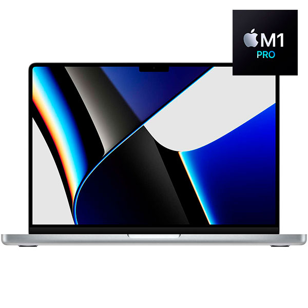 Ноутбук Apple MacBook Pro 2021 M1 Pro / 14,1″ / 16GB / SSD 512GB / MacOS / Silver / MKGR3RU/A