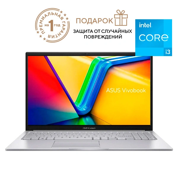 Ноутбук Asus Vivobook 15 X1504ZA-BQ1104 Core i3-1215U 8GB / SSD 512GB / UHD Graphics / DOS / 90NB1022-M01T60