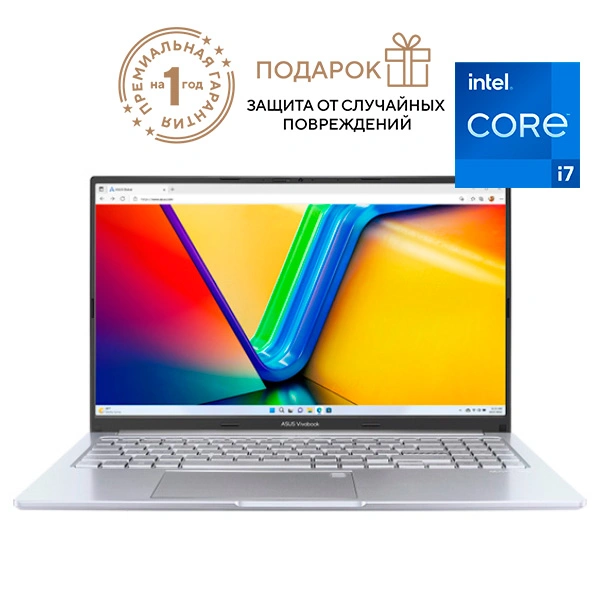 Ноутбук Asus Vivobook 15 OLED X1505ZA-MA491 Core i7 12700H 16GB / SSD 1TB / UHD Graphics / DOS / 90NB0ZB2-M00R60
