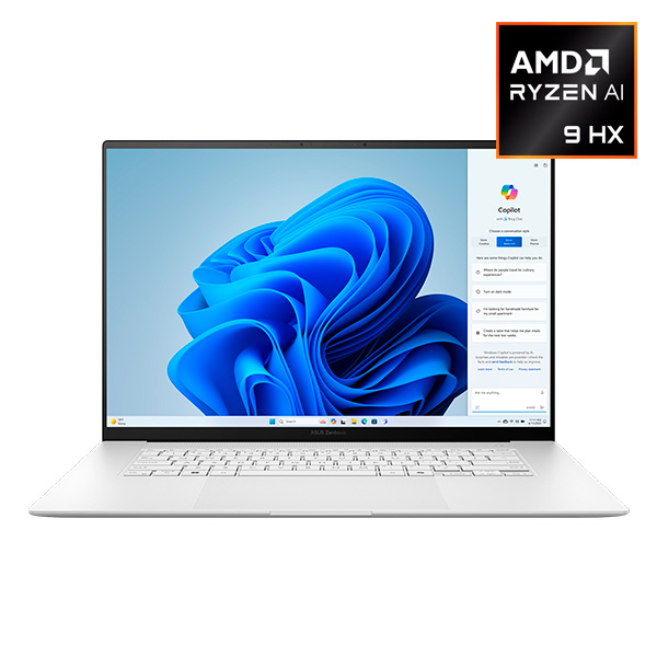 Ноутбук Asus Zenbook S 16 OLED UM5606WA-RK280W Ryzen AI 9-HX 370 32 GB / SSD 1TB / Radeon 890M Graphics / NO OS / 90NB13M2-M00H20