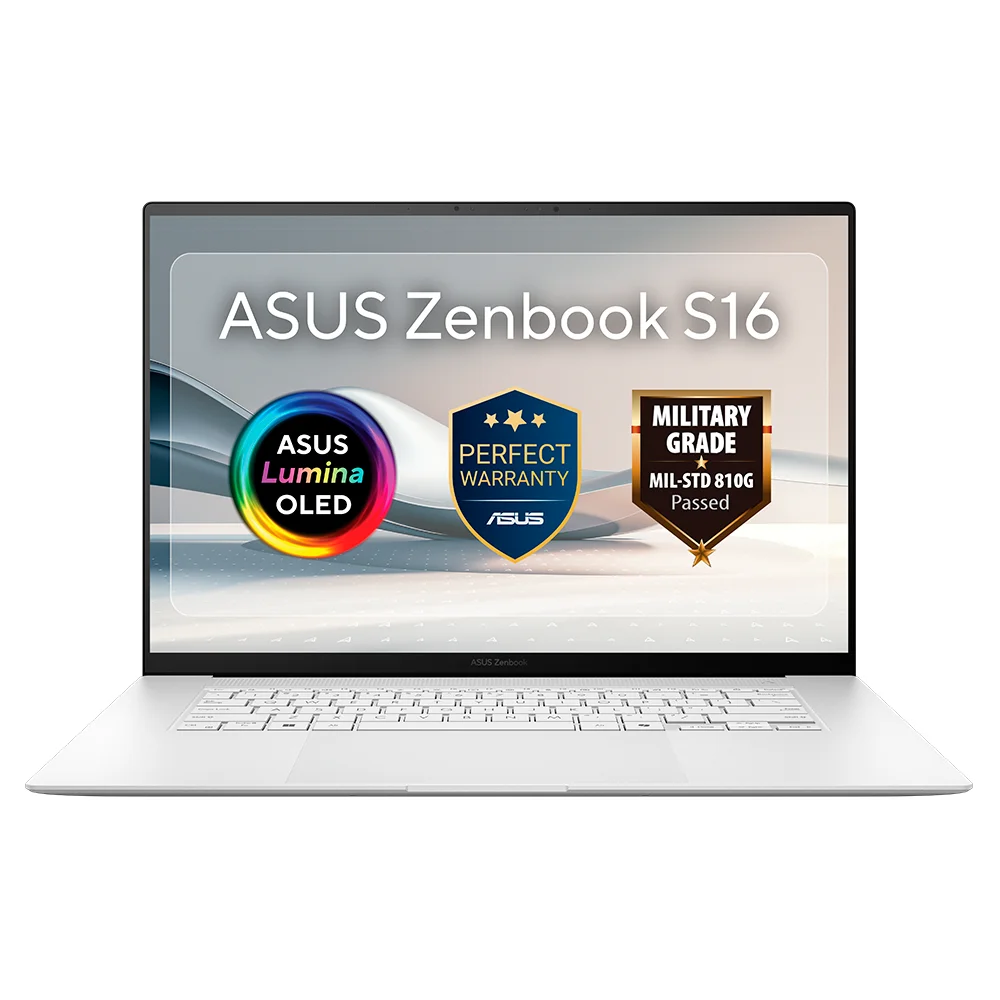 Ноутбук Asus Zenbook S 16 OLED UM5606WA-RK280W Ryzen AI 9-HX 370 32 GB / SSD 1TB / Radeon 890M Graphics / NO OS / Win11 / 90NB13M2-M00H20 - фото 2
