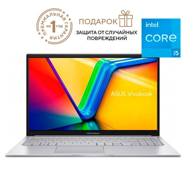Ноутбук ASUS Vivobook 15 X1504ZA-BQ147W Intel Core i5 1235U 16 GB / SSD 512GB / UHD Graphics / Win 11 / 90NB0VX1-M03AU0