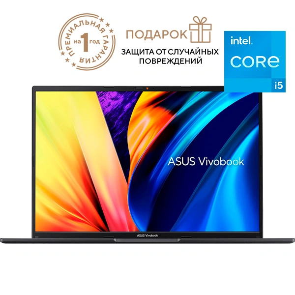 Ноутбук Asus Vivobook 16 X1605VA-MB556 Core i5-13500H 16GB / SSD 512GB / Iris Xe Graphics / NO OS / 90NB10N3-M00VT0