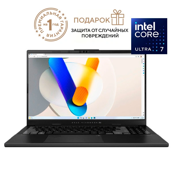 Ноутбук Asus Vivobook Pro 15 Core Ultra 7 24GB / SSD 1TB / GeForce RTX 4060 8GB / NO OS / 90NB12Y3-M008W0