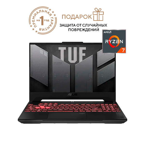 Купить Ноутбук Asus TUF Gaming A15 Ryzen 7 7435HS 16GB / SSD 512GB ...