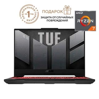Ноутбук Asus TUF Gaming A15 Ryzen 7 7435HS  16GB / SSD 512GB / GeForce RTX 4060 8GB / NO OS / 90NR0JK5-M005M0