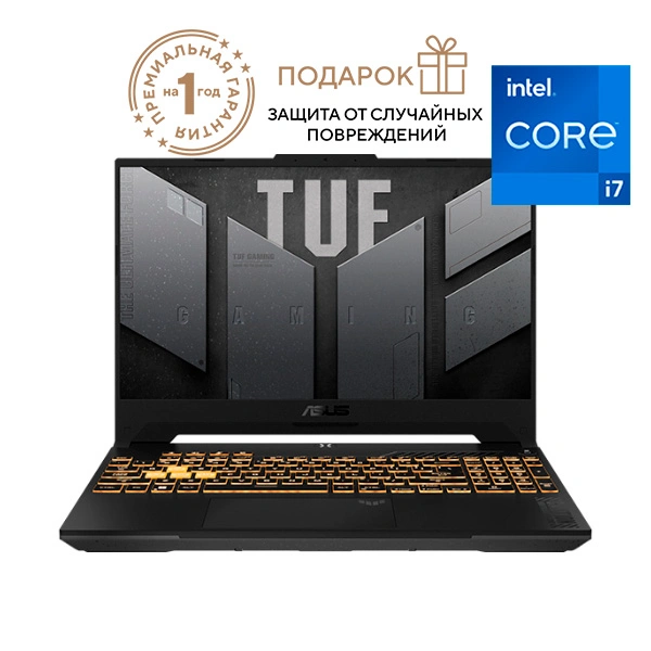 Ноутбук Asus TUF Gaming F15 Core i7 13620H  16GB / SSD 512GB / GeForce RTX 4070 8GB / NO OS / 90NR0FH7-M005W0