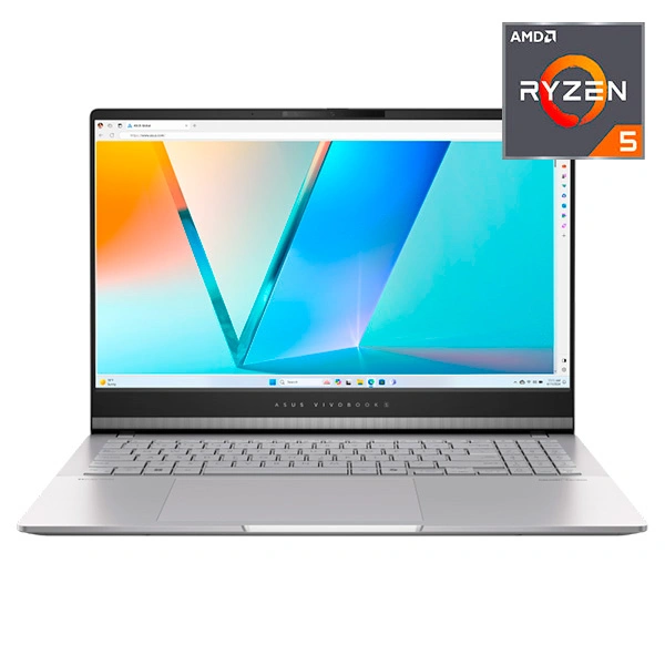 Ноутбук ASUS Vivobook S 15 OLED M5506NA-MA061W Ryzen 5 7535HS 16 GB / SSD 512GB / Radeon Graphics / Win 11 / 90NB14D3-M00580  - фото 2