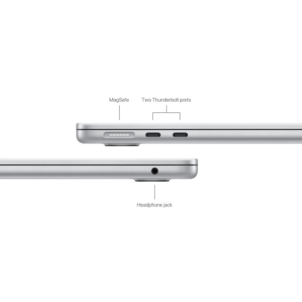Ноутбук Apple MacBook Air 2024 M3 / 13,6″ / 16GB / SSD 256GB / MacOS / Silver / MC8H4RU/A - фото 6