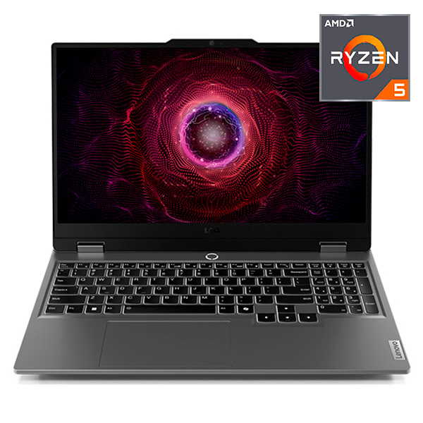Комплект Ноутбук Lenovo LOQ 15ARP9 Ryzen 5 7235HS 24GB / SSD 1TB / GeForce RTX 3050 6GB / NO OS / 83JC00FQRK + Рюкзак для ноутбука Lenovo IdeaPad Gaming Modern Backpack White  - фото 2