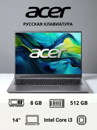 Ноутбук Acer Swift Lite Core i3 1315U 8 GB / SSD 512GB / UHD Graphics / Win 11 / NX.J2YER.001 - фото 2