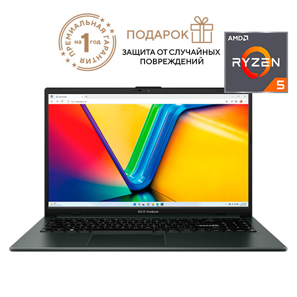 Ноутбук ASUS Vivobook Go 15 / E1504FA-BQ1265W / 90NB0ZR2-M027H0 / R585SUW1 Ноутбук ASUS Vivobook Go 15 / E1504FA-BQ1265W / 90NB0ZR2-M027H0 / R585SUW1