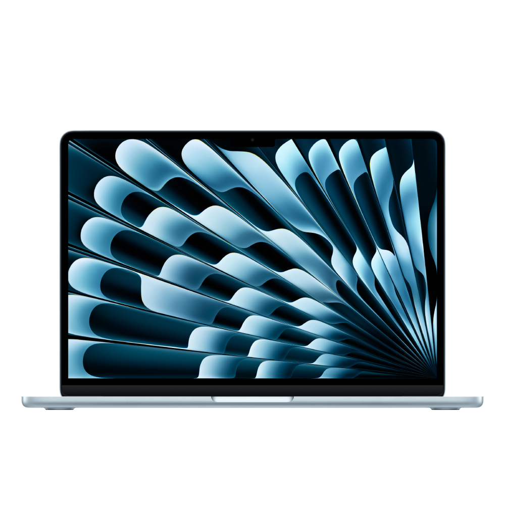 Ноутбук Apple MacBook Air 2025 M4 / 13″ / 16GB / SSD 512GB / MacOS / Sky Blue / MC6U4RU/A - фото 2