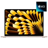 Ноутбук Apple MacBook Air 2024 M3 / 13" / 8GB / SSD 512GB / MacOS / Starlight  / MRXU3RU/A / DEMO