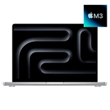 Ноутбук Apple MacBook Pro 2023 M3 / 14″ / 8GB / SSD 512GB / MacOS / Silver / MR7J3RU/A / DEMO