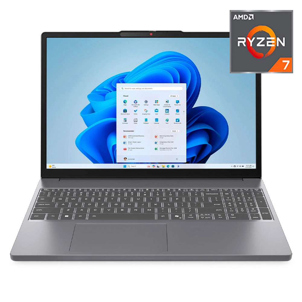 Ноутбук Lenovo IdeaPad Slim 3 15ARP10 AMD Ryzen 7 7735HS 16 GB / SSD 1TB / Radeon 680M Graphics / NO OS / 83K7000JRK