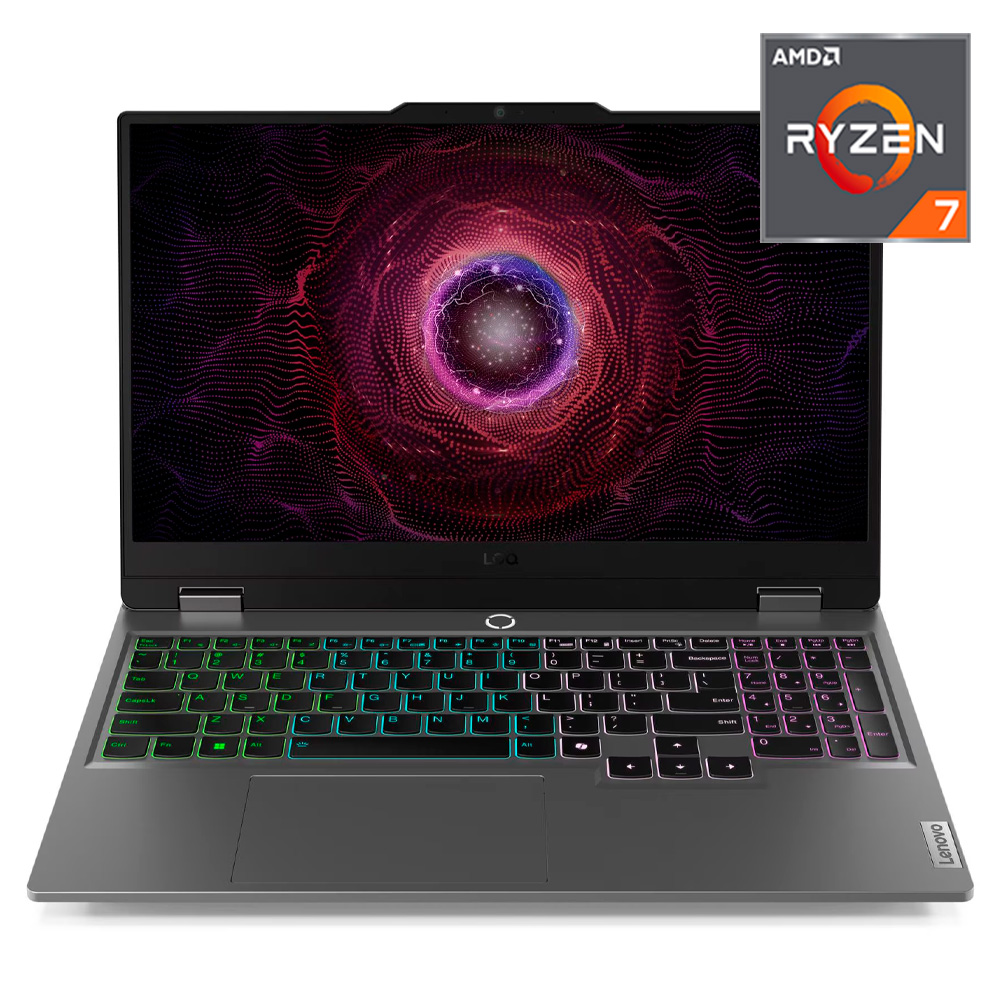 Ноутбук Lenovo LOQ 15ARP9 / 7435HS / 16 GB / SSD 512 GB / RTX 4050 6GB / 83JC005JRK / NO OS / R7165SG45N Ноутбук Lenovo LOQ 15ARP9 / 7435HS / 16 GB / SSD 512 GB / RTX 4050 6GB / 83JC005JRK / NO OS / R7165SG45N