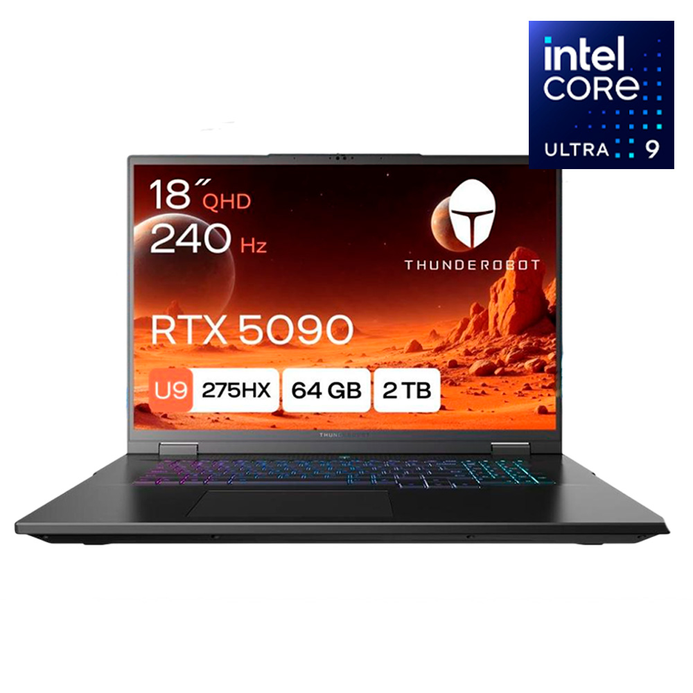 Thunderobot ноутбугы Zero 18 Radiant JT009100JRU Intel Core Ultra 9 275HX 64 GB / SSD 2TB / RTX 5090 24GB / Win 11 Pro / U9642TSG59W1P