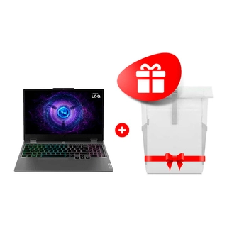 Комплект Ноутбук LENOVO LOQ 15IRX9 Intel Core i7-13650HX 24GB / SSD 1TB / GeForce RTX 4050 6GB / NO OS / 83DV00YLRK  + Рюкзак для ноутбука Lenovo IdeaPad Gaming Modern Backpack White 