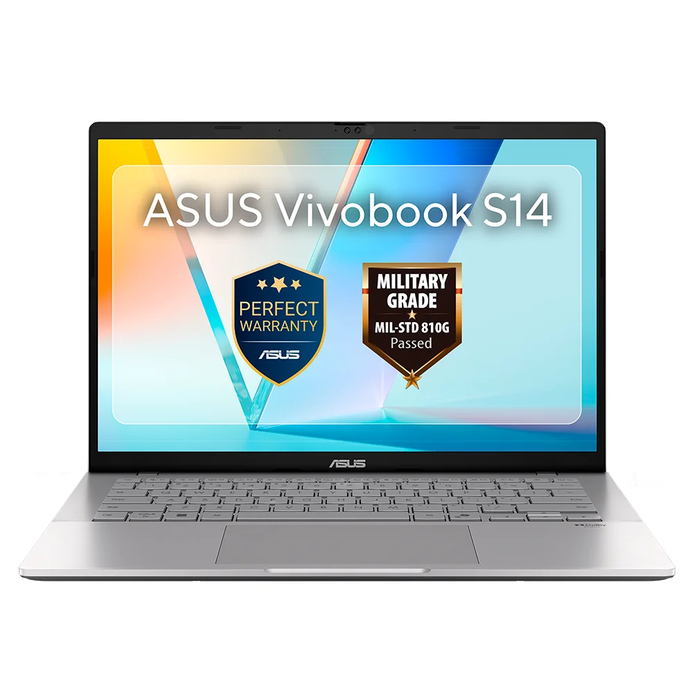 Ноутбук Asus Vivobook S14 / S3407QA-SF056W / Snapdragon X X1-26-100 (SE) / 16GB / SSD 512GB / Qualcomm® Adreno™ GPU / Windows 11 / 90NB16B2-M00470