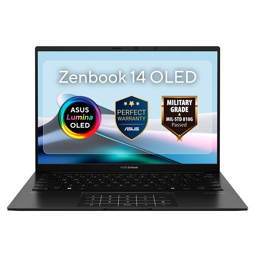 Ноутбук Asus Zenbook 14 / UM3406KA-QD234 / AMD® Ryzen™ AI 7 350 / 16GB / SSD 1TB / AMD Radeon™ Graphics /  NO OS / 90NB14U1-M00E60