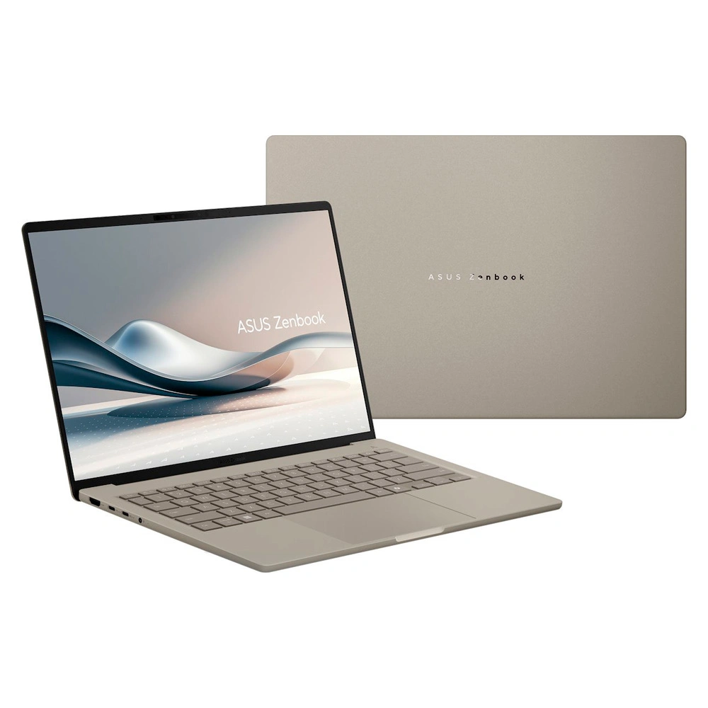 Ноутбук Asus Zenbook A14 / UX3407QA-QD408W / Snapdragon X X1-26-100 (SE) / 16GB / SSD 512GB / Qualcomm® Adreno™ GPU / Windows 11 / 90NB1501-M00RL0 - фото 13