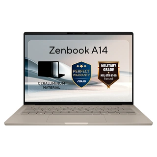Ноутбук Asus Zenbook A14 / UX3407QA-QD408W / Snapdragon X X1-26-100 (SE) / 16GB / SSD 512GB / Qualcomm® Adreno™ GPU / Windows 11 / 90NB1501-M00RL0 - фото 2