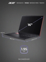 Ноутбук Acer Nitro Lite i5-13420H 16GB / SSD 512GB / GeForce RTX 4050 6GB / NO OS / NH.DAEER.001 - фото 8