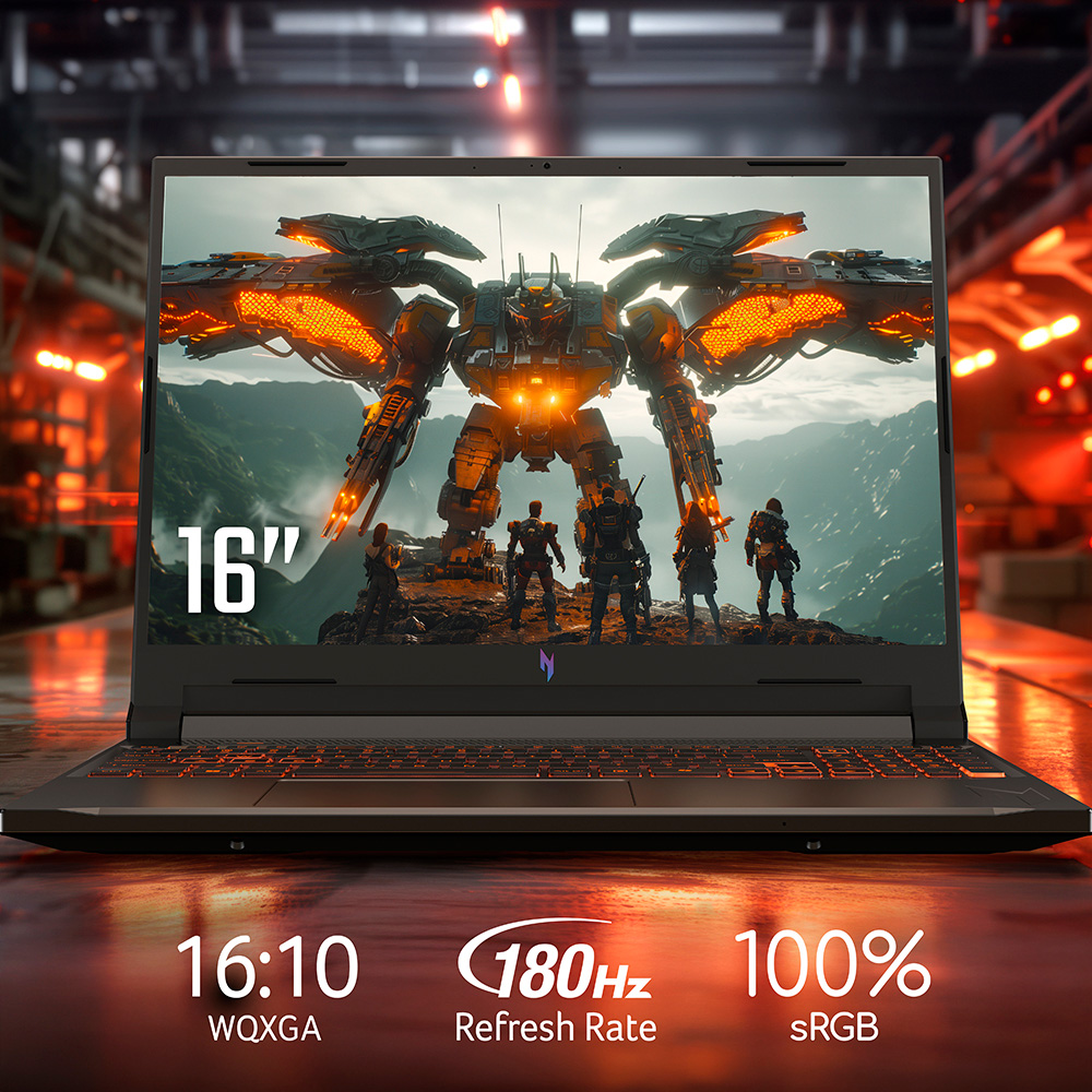 Ноутбук Acer Nitro V 16 AI AMD Ryzen 7 260 16GB / SSD 1TB / RTX 5070 8GB / DOS / NH.U1FER.002 - фото 4 | sulpak.kg Ноутбук Acer Nitro V 16 AI AMD Ryzen 7 260 16GB / SSD 1TB / RTX 5070 8GB / DOS / NH.U1FER.002 - фото 4