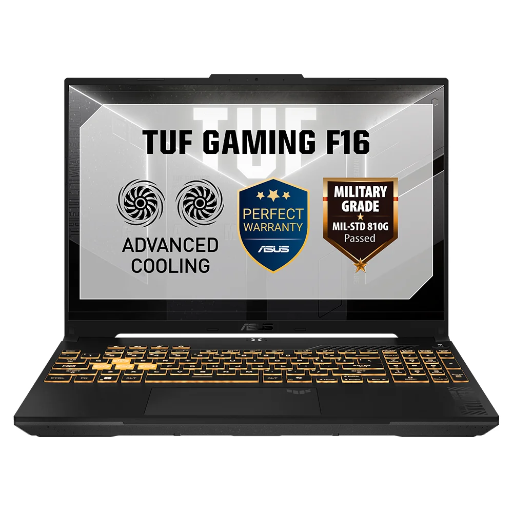 Asus ноутбугы TUF Gaming F16 FX607VJB-RL204 Core i5-210H 16GB / SSD 512GB / RTX 3050 4GB / NO OS / 90NR0MZ6-M00AT0