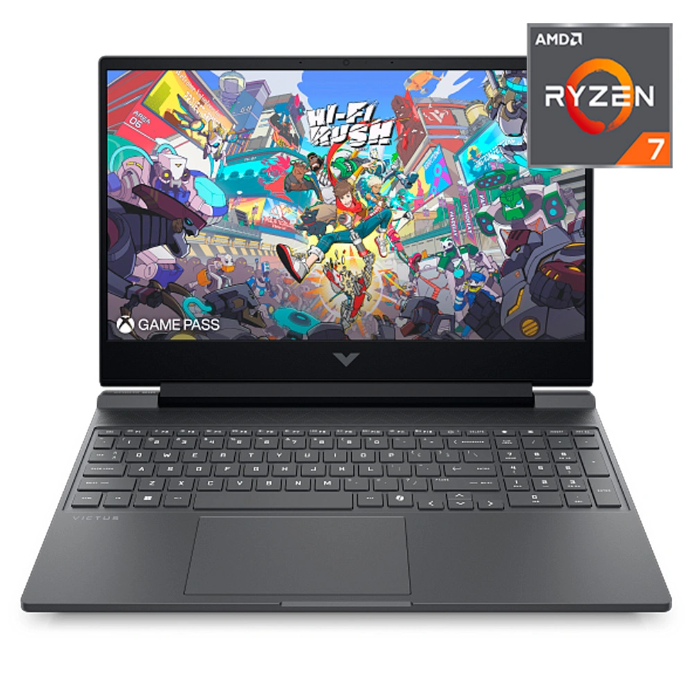 HP ноутбугы Victus 15-fb3077ci Ryzen 7 7445HS 16 GB / SSD 512GB / RTX 4050 6GB / NO OS / CW2U7EA