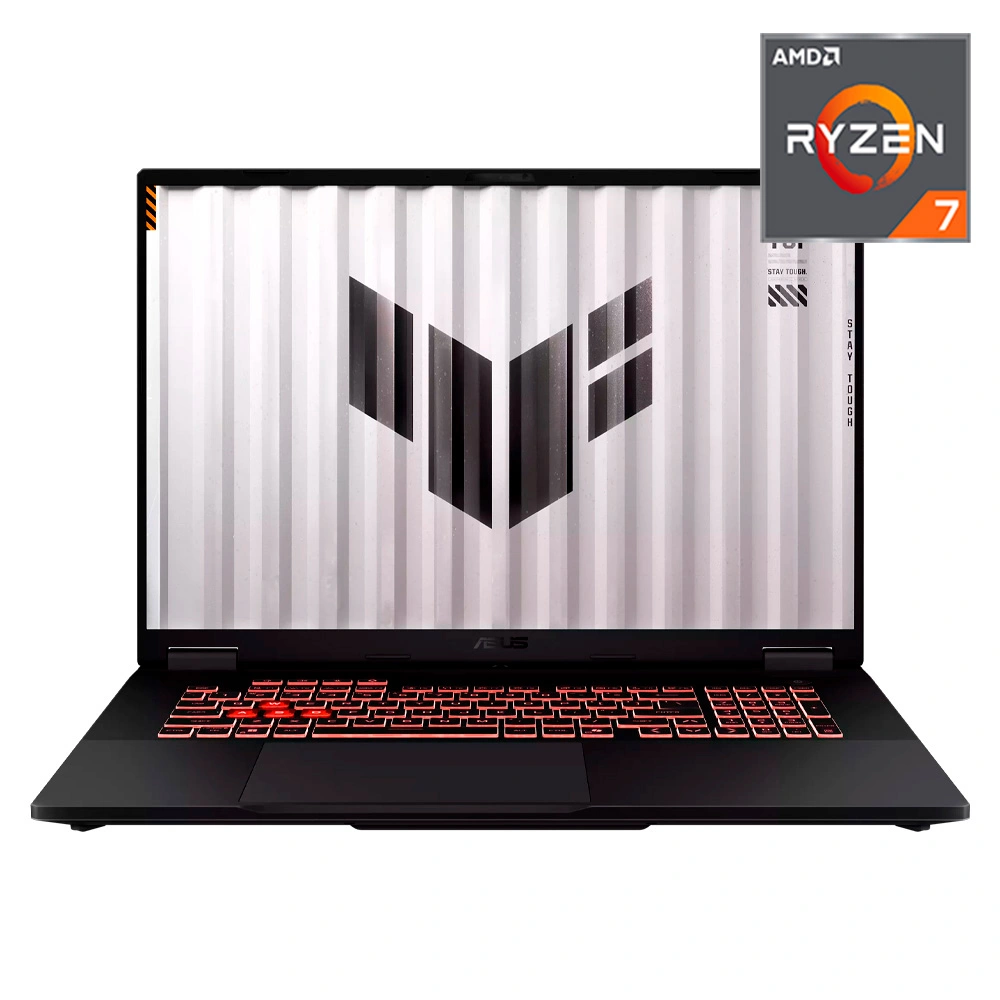 Asus ноутбугы TUF Gaming A18 AMD Ryzen 7 260 / 16 GB / SSD 512GB / RTX 5050 8GB / NO OS / 90NR0NM1-M002J0