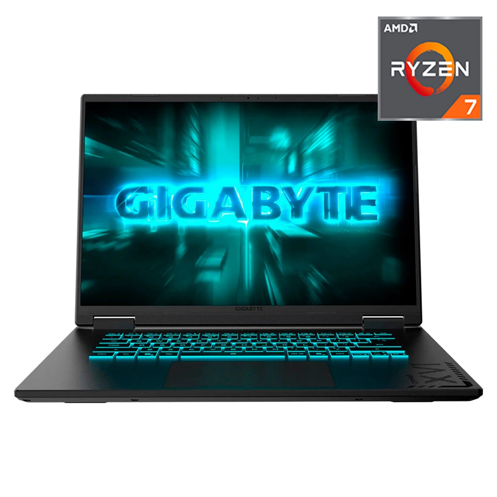 Ноутбук Gigabyte GAMING A16 16" FHD+ 165Hz Ryzen 7 260 16GB 1TB RTX5050 DOS 