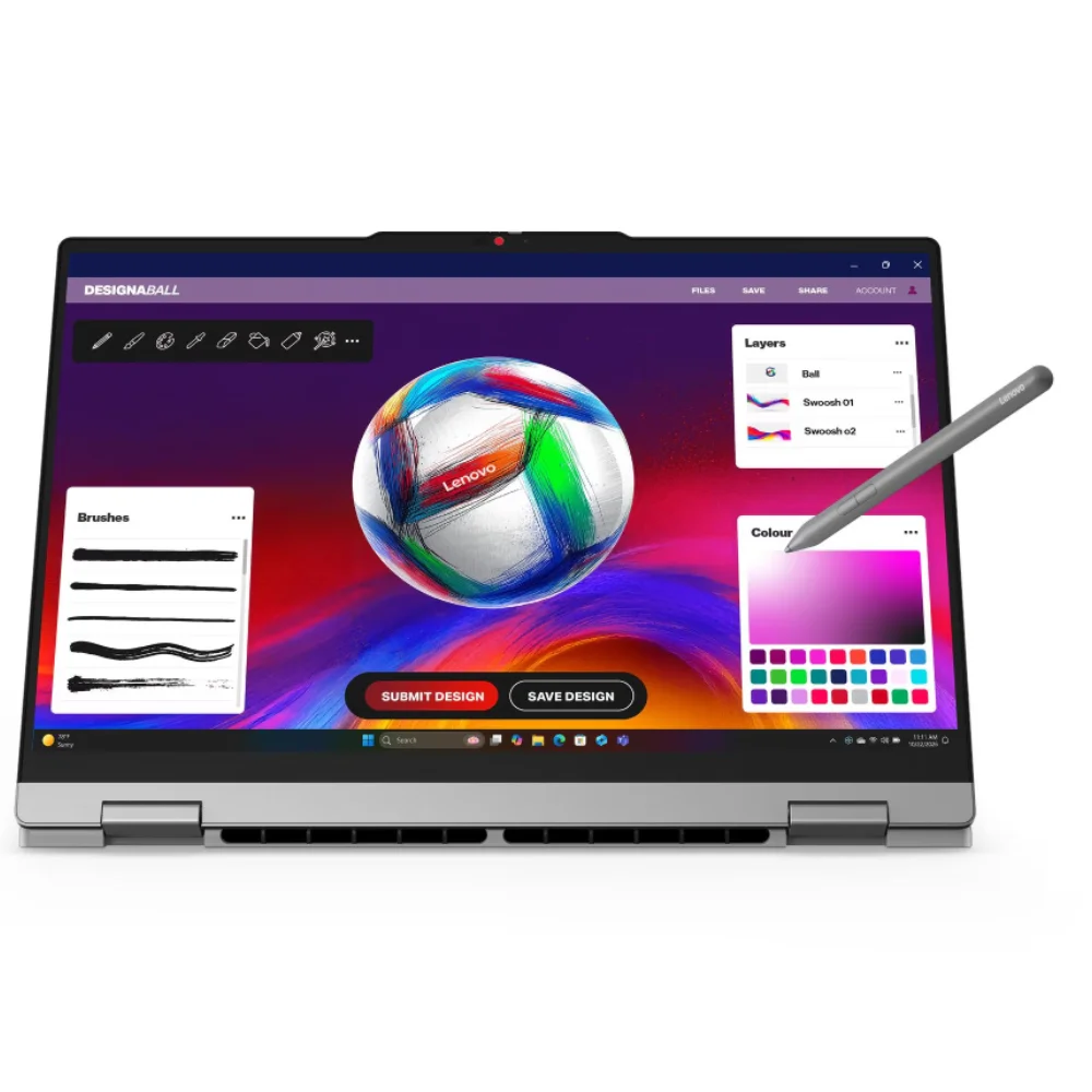 Ноутбук Lenovo IdeaPad 5 2-in-1 15AGP11 AMD Ryzen AI 5 430 32GB / SSD 512GB / Integrated AMD Radeon 840M Graphics / NO OS / 83UM0034RK - фото 10