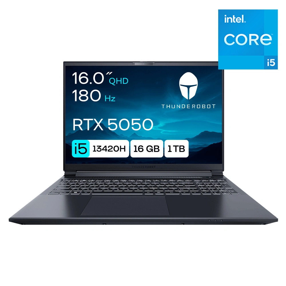 Ноутбук Thunderobot Range 16 Evo JT009P00KRU Core i5-13420H 16 GB / SSD 1TB / RTX 5050 8GB / NO OS