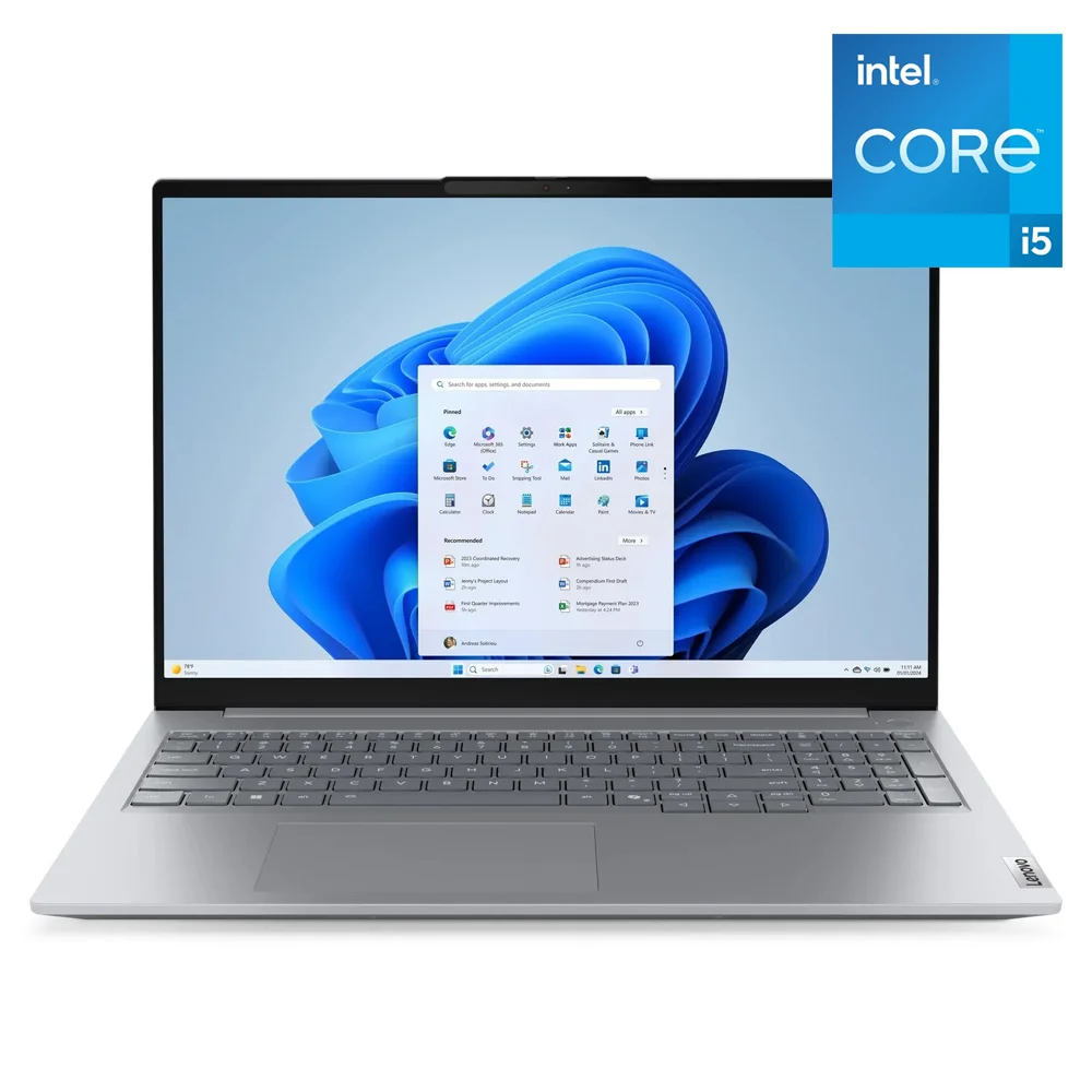 Lenovo ноутбук Ноутбук Lenovo ThinkBook 16 G8 / 21SH00G7RT / Intel Core i5-13420H 16 GB / SSD 512GB / Intel UHD Graphics / NO OS / 21SH00G7RT