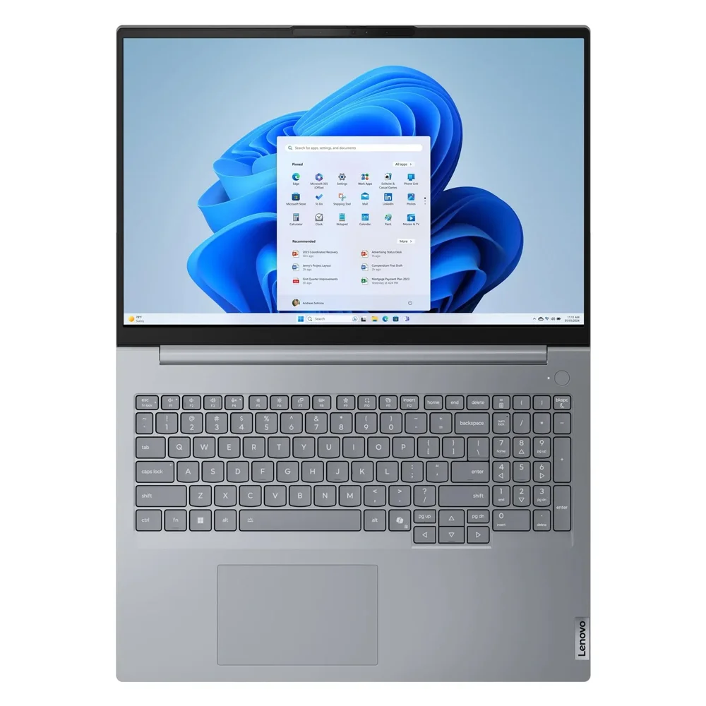 Lenovo ноутбук Ноутбук Lenovo ThinkBook 16 G8 / 21SH00G7RT / Intel Core i5-13420H 16 GB / SSD 512GB / Intel UHD Graphics / NO OS / 21SH00G7RT - фото 6