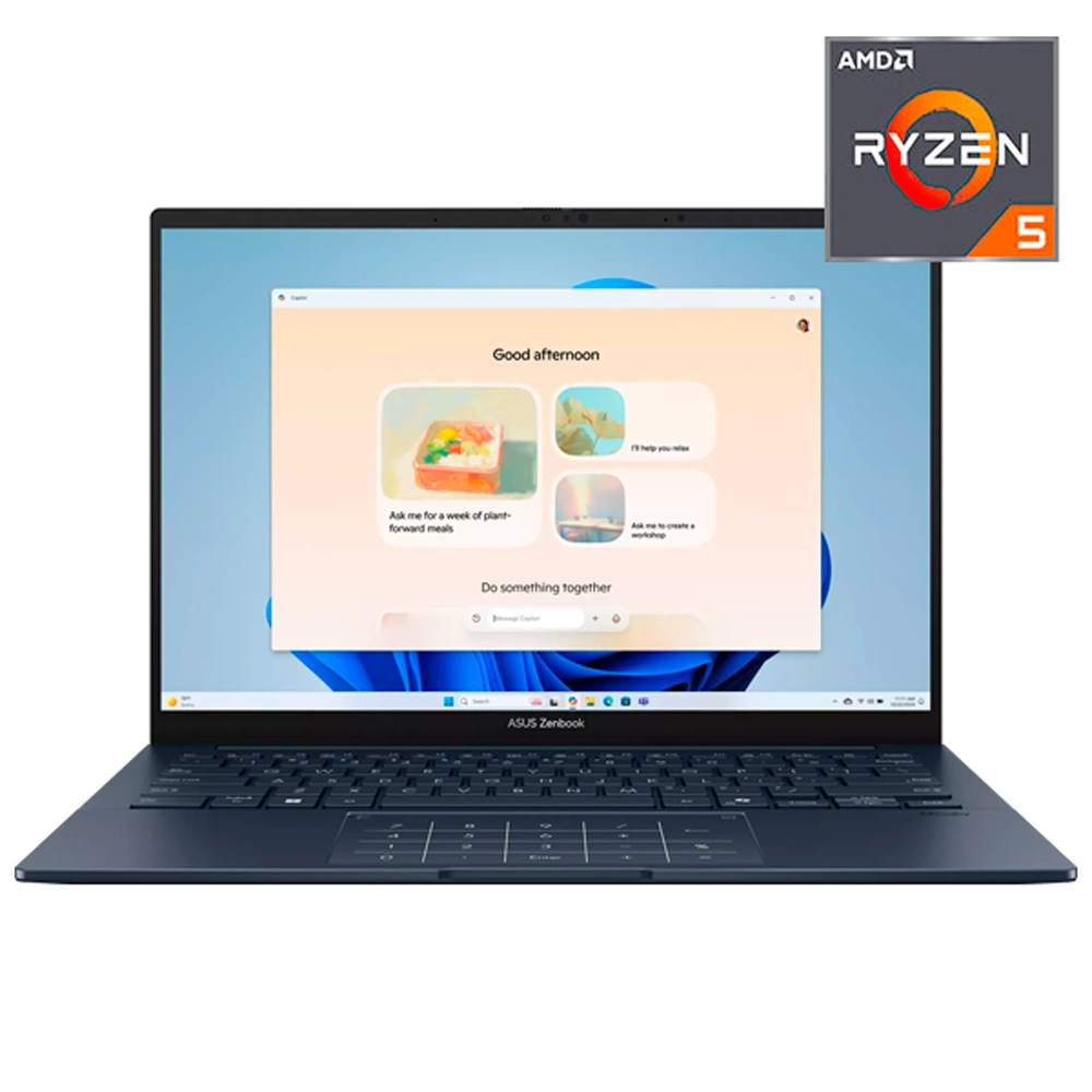 Ноутбук Asus Zenbook 14 Ryzen AI 5 16GB / SSD 256GB / Radeon Graphics / Win 11 / 90NB1AR1-M006L0