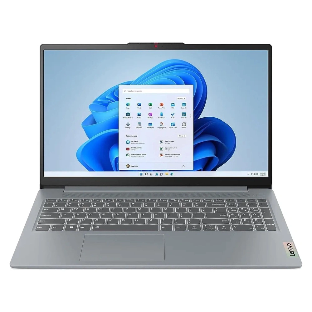 Ноутбук Lenovo IdeaPad Slim 3 15AMN8  Ryzen 5 40 16GB / SSD 1TB / Integrated AMD Radeon 610M Graphics / Win 11 Home / 82XQ01SMRK - фото 2